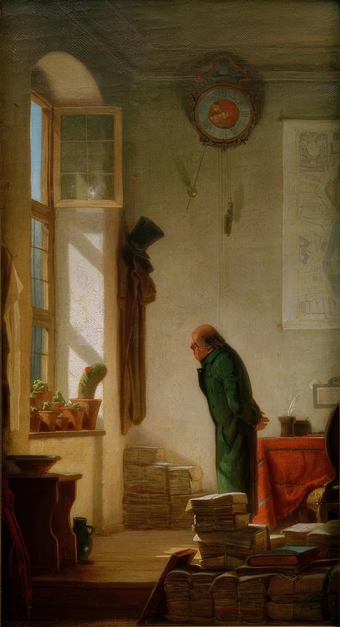 Kaktuselskeren af Carl Spitzweg