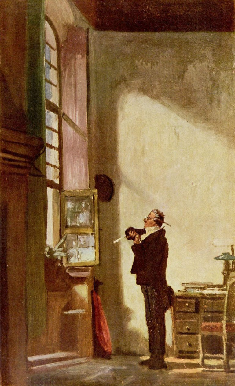 Forfatteren af Carl Spitzweg