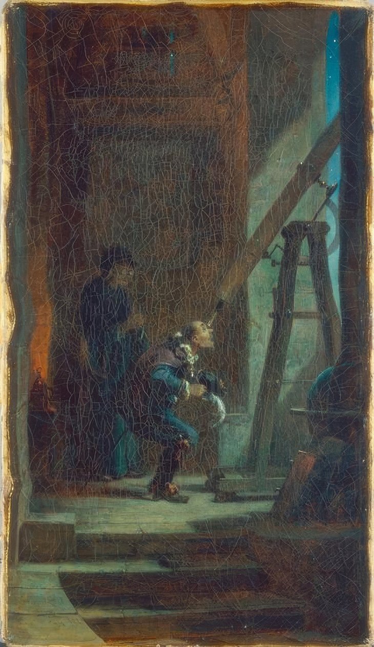 Stjernekiggeren af Carl Spitzweg