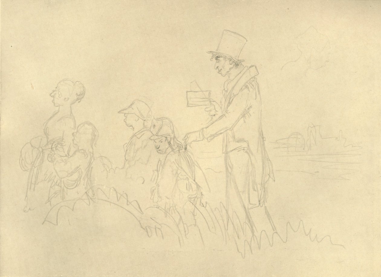 The Jewish Magister, midten af ​​slutningen af ​​det 19. århundrede, c1924. af Carl Spitzweg