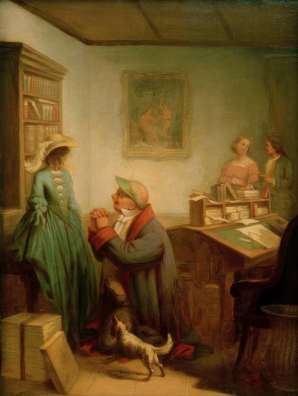 Den elskede af Carl Spitzweg