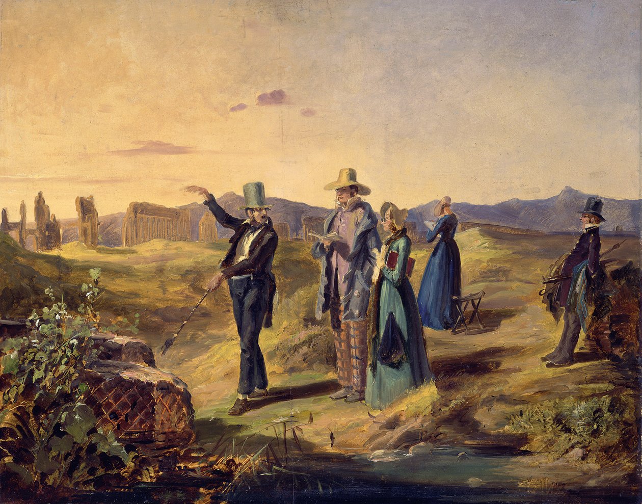 Englændere i Campagna af Carl Spitzweg