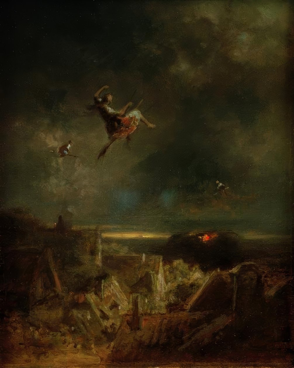 Hexenritt af Carl Spitzweg