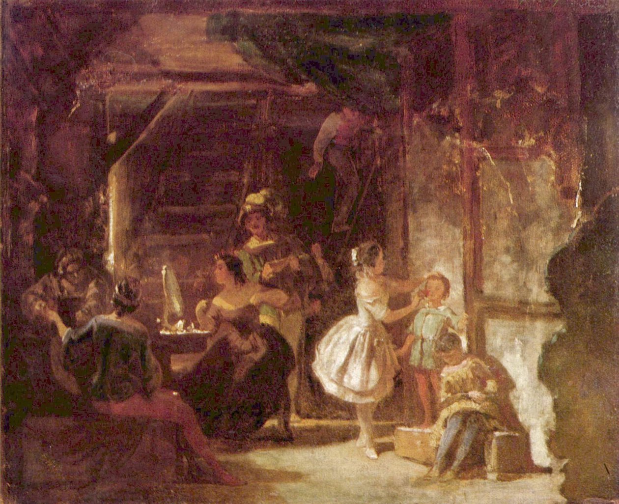 Bag kulisserne af Carl Spitzweg