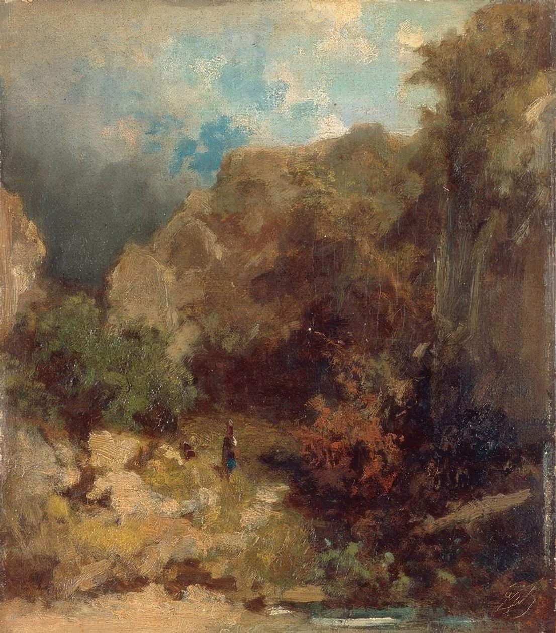 Pige i skoven af Carl Spitzweg