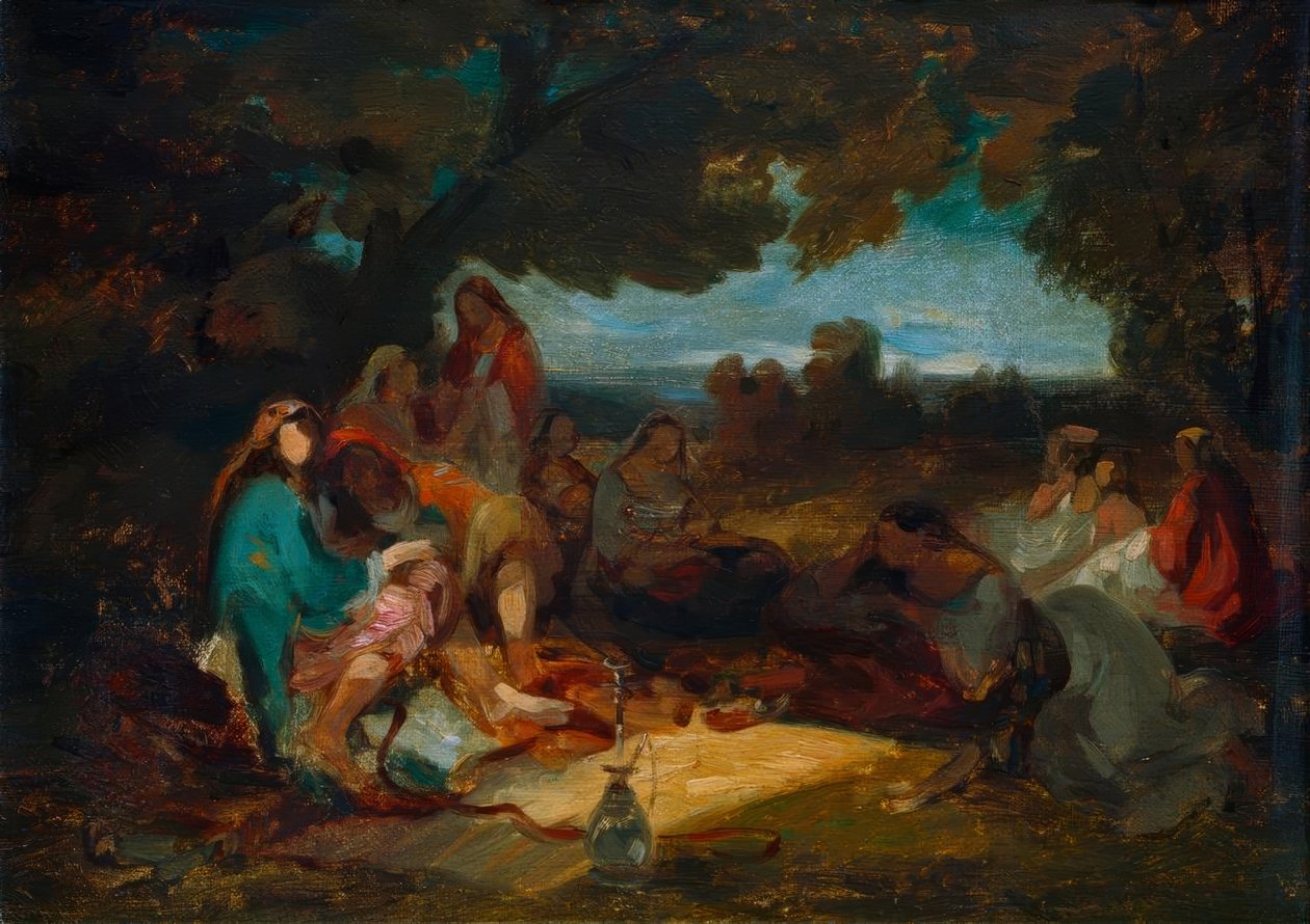 Det orientalske samfund af Carl Spitzweg