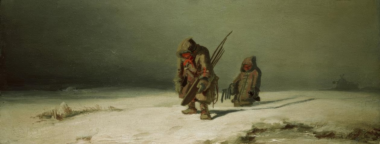 Polargegend (Eskimoerne) af Carl Spitzweg