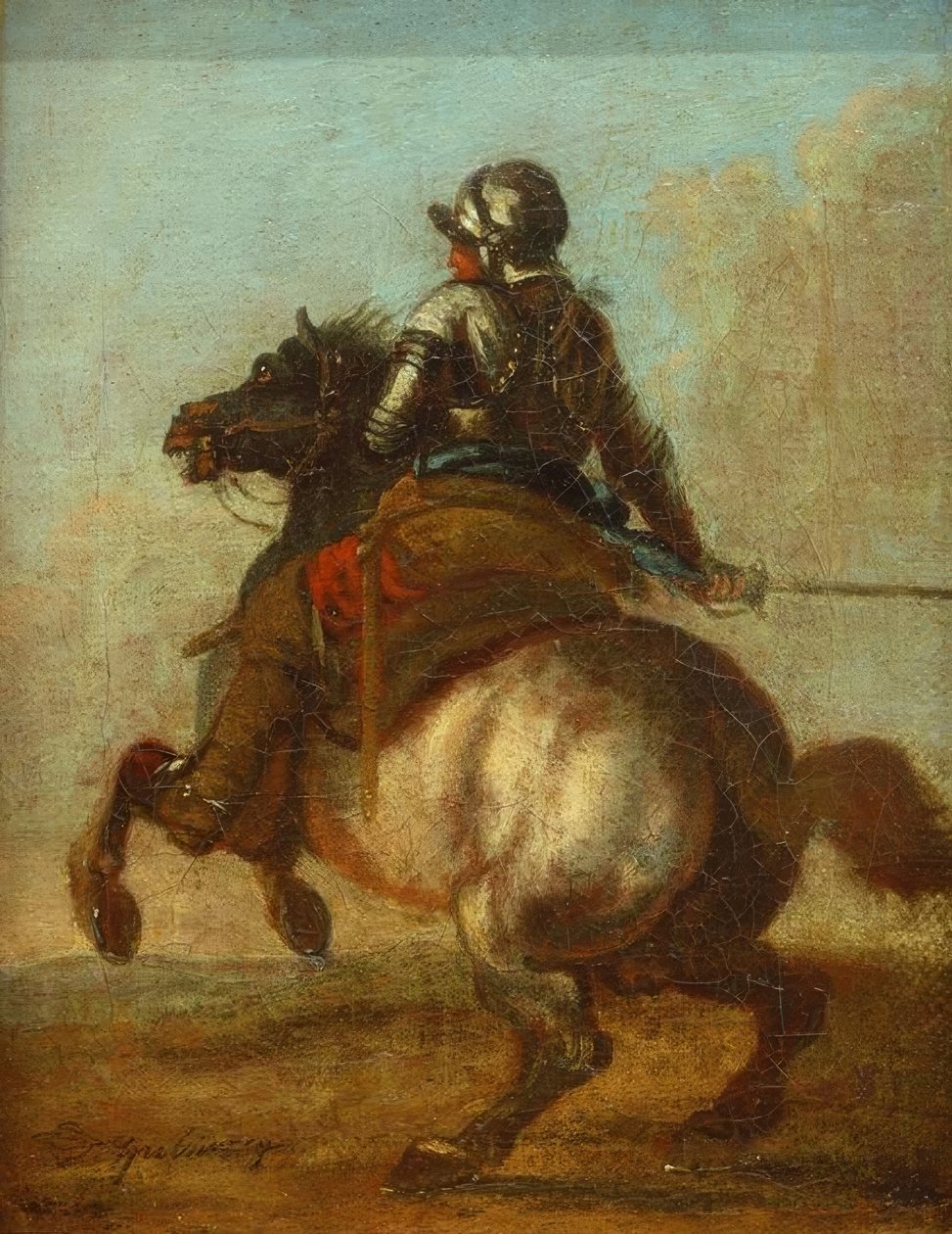 Ridesportræt af Carl Spitzweg