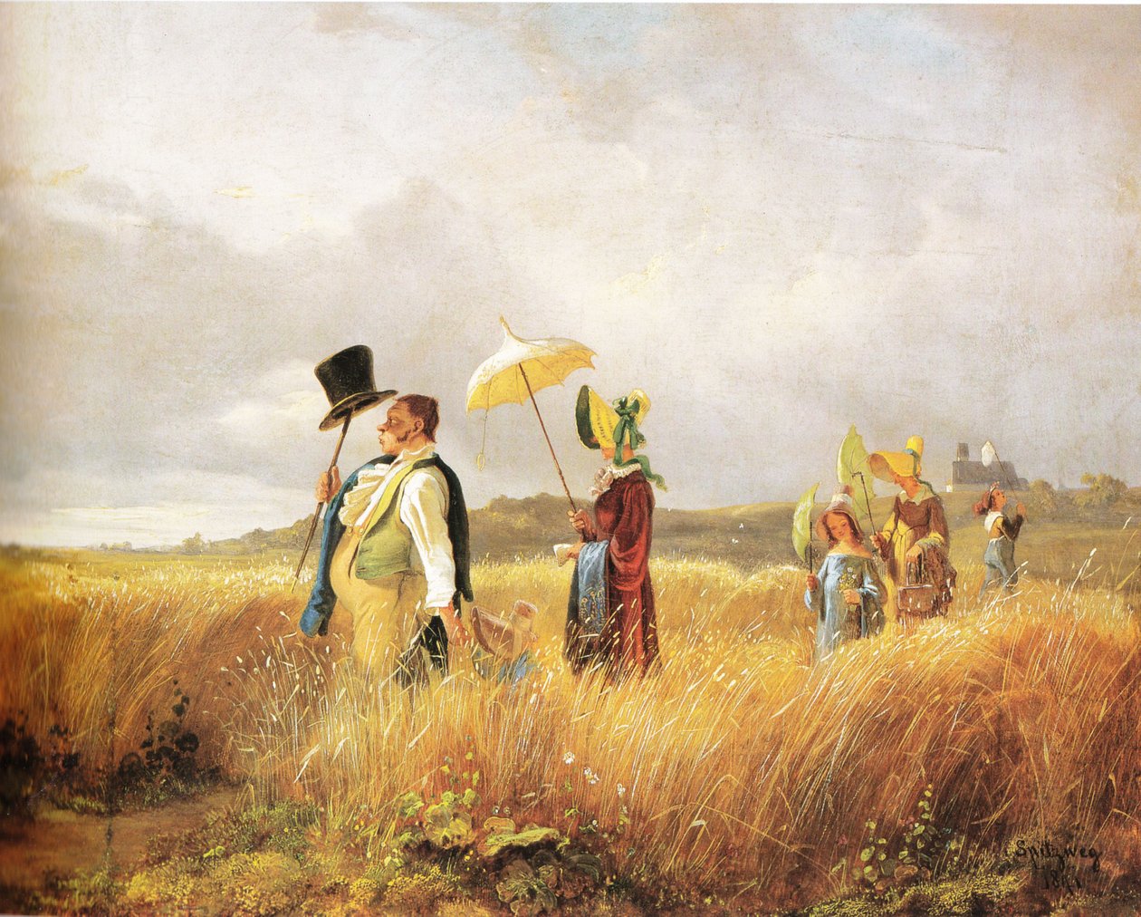 Søndag spadseretur af Carl Spitzweg