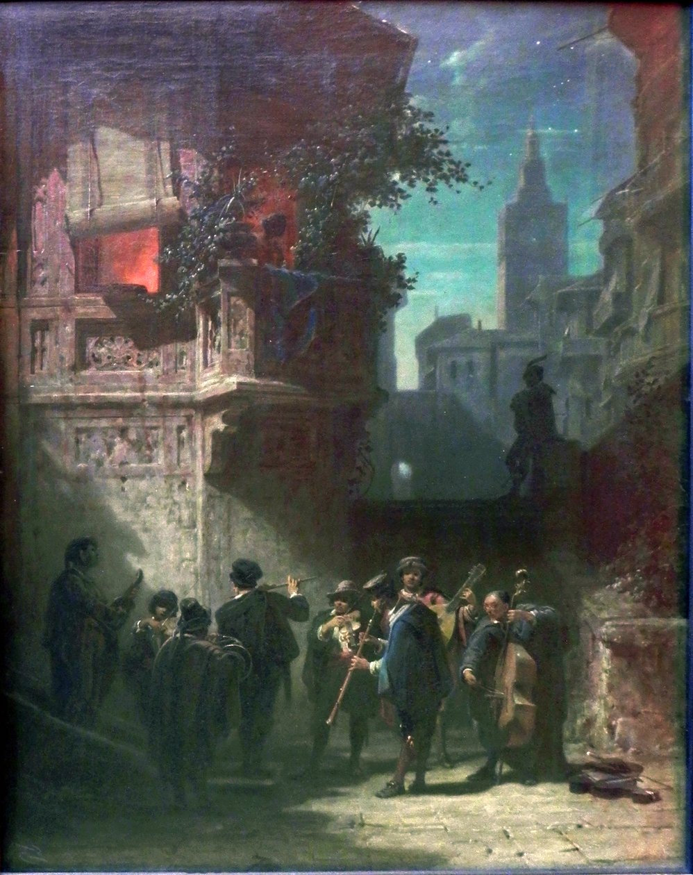 Spansk serenade af Carl Spitzweg