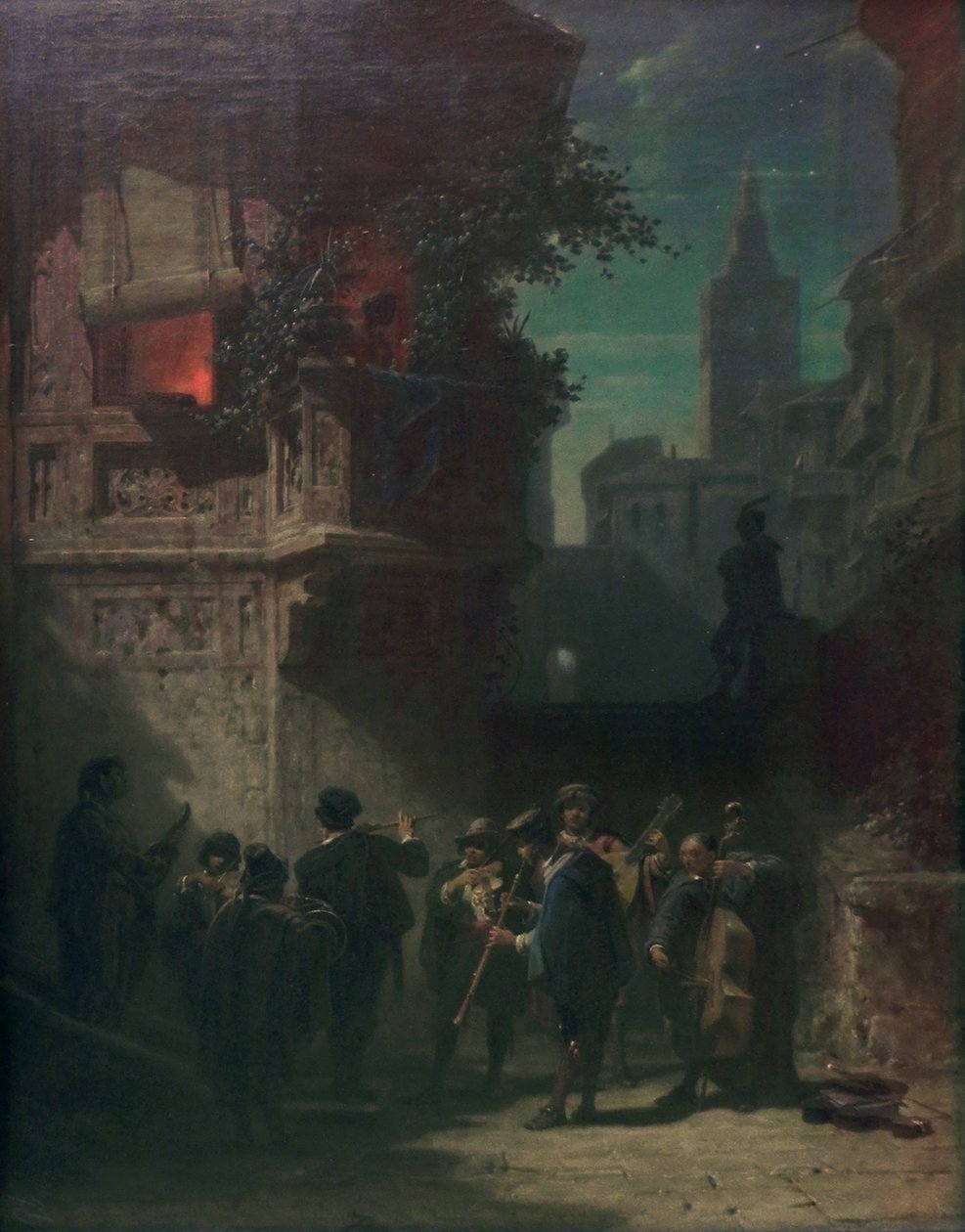 Spansk serenade af Carl Spitzweg