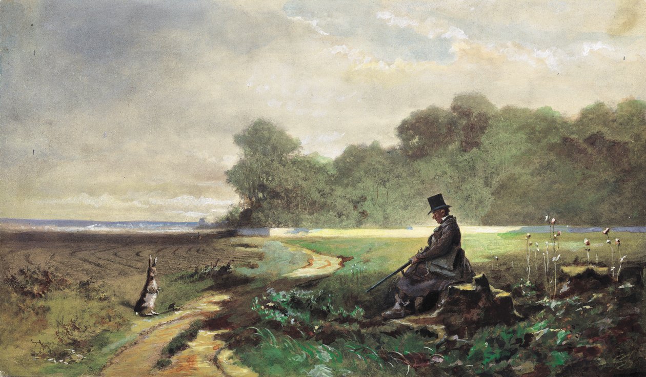 Søndagens jæger af Carl Spitzweg