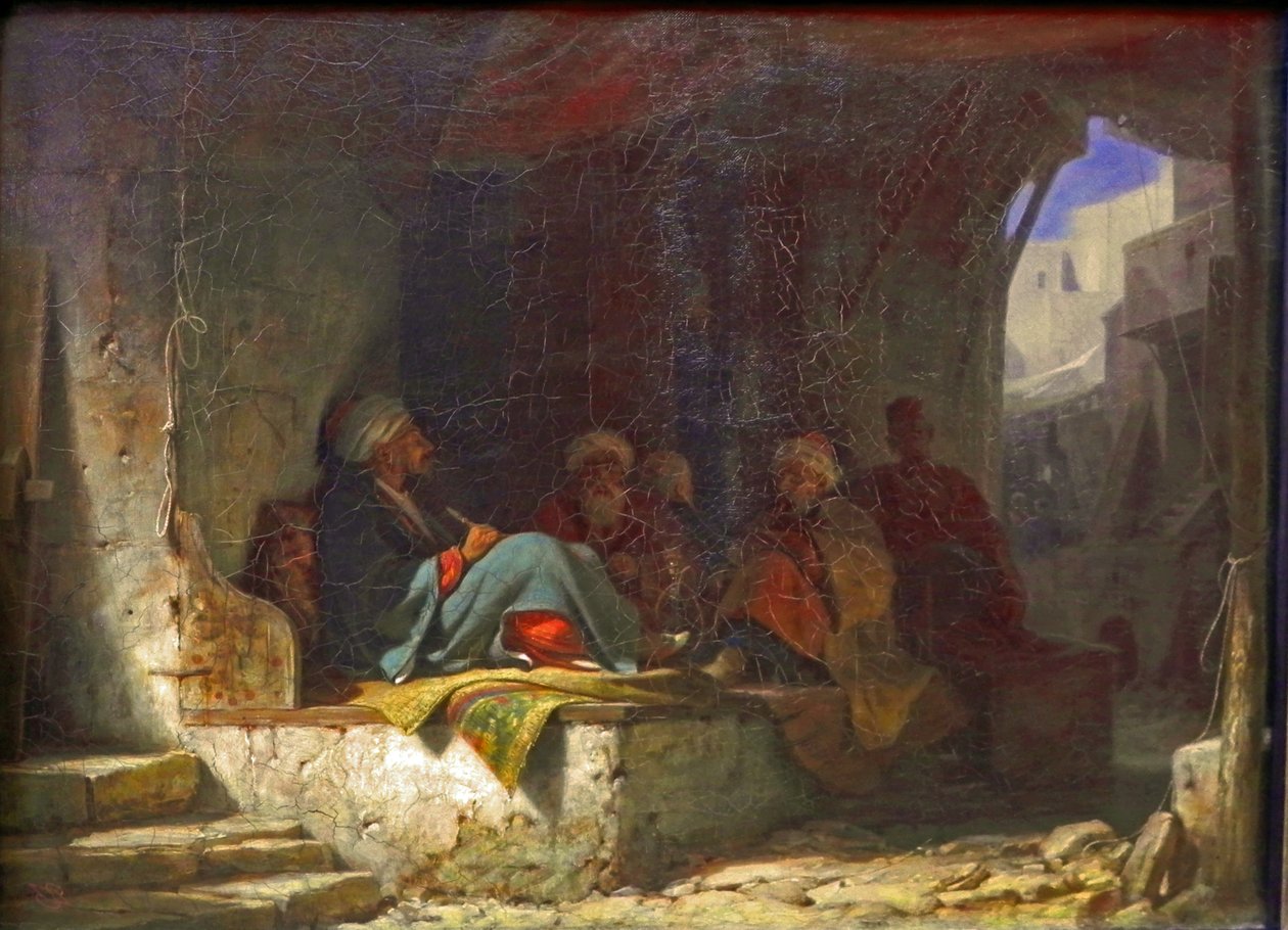 Tyrkere i et kaffehus af Carl Spitzweg
