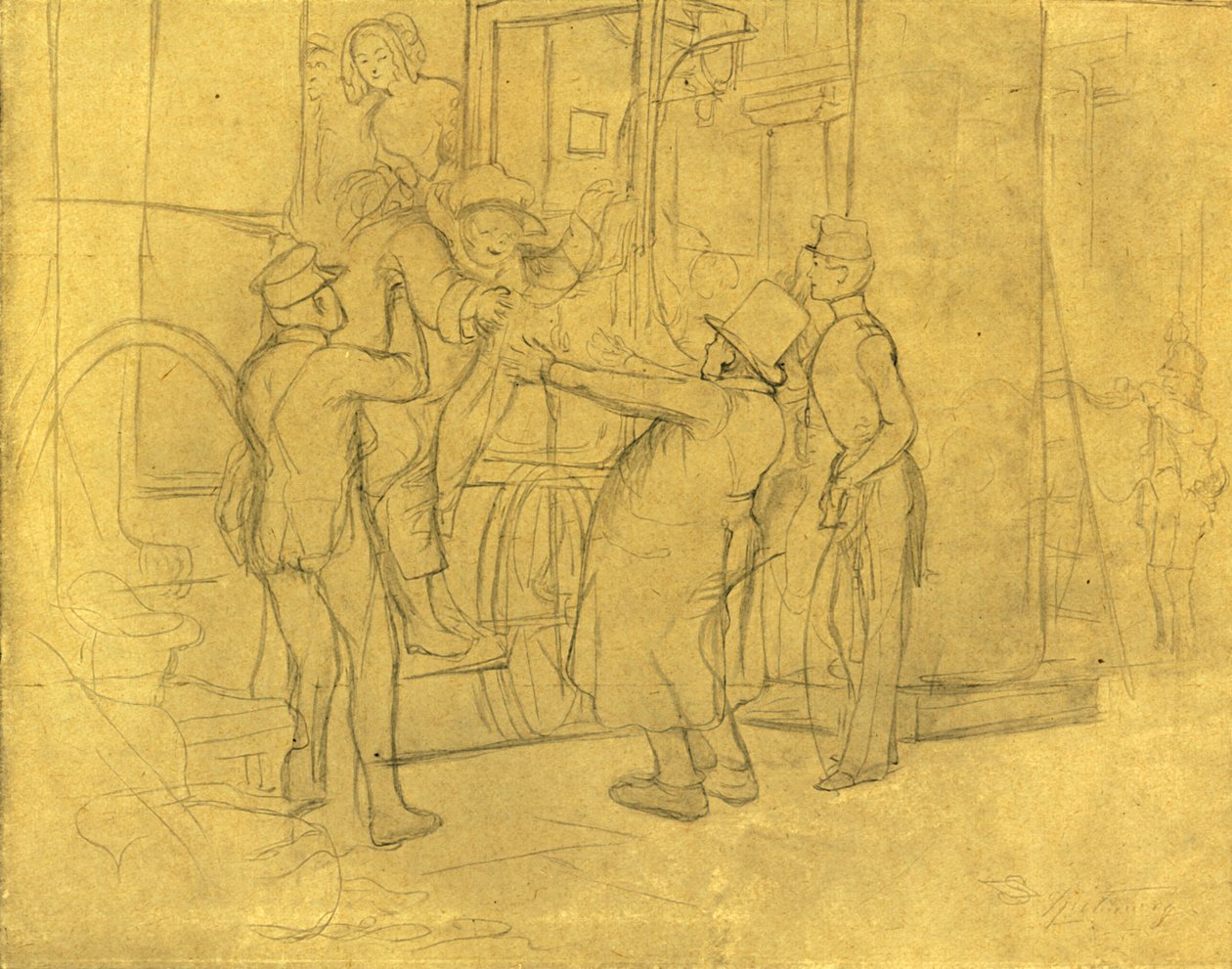 Velkommen, midten af ​​slutningen af ​​det 19. århundrede, c1924. af Carl Spitzweg