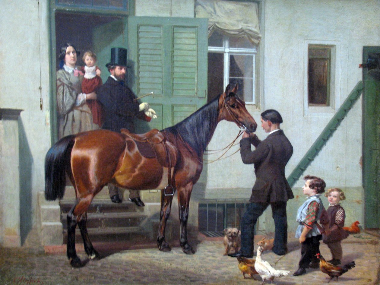 Kunstnerens ridt af Carl Steffeck