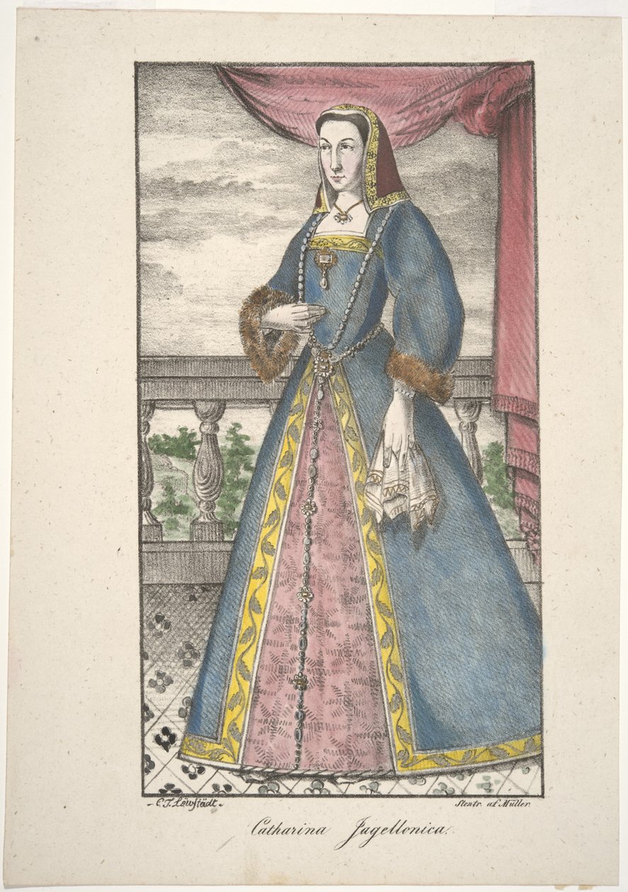 Catherine Jagiellon af Carl Theodor Löwstädt