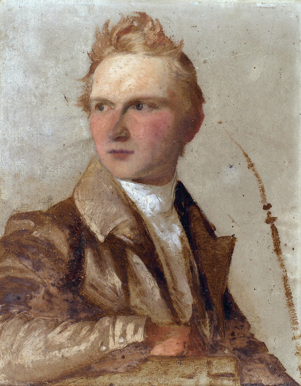 Portræt af Wilhelm von Kuegelgen (1802-1867) af Neff, Timofei Andreyevich (Carl Timoleon von Neff) (1805-1876) af Carl Timoleon von Neff