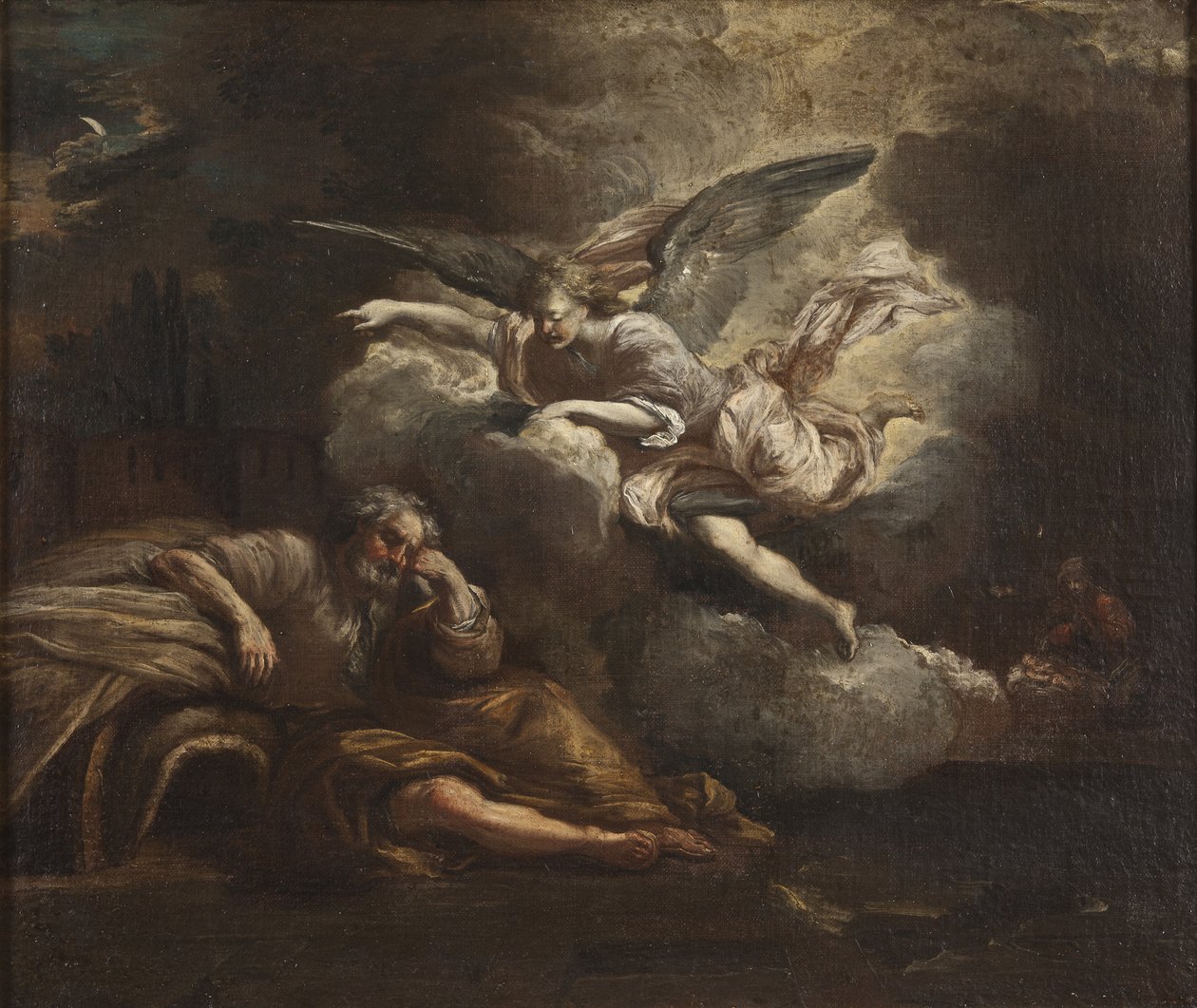 The Dream of Joseph (olie på lærred) af Carl Tragardh