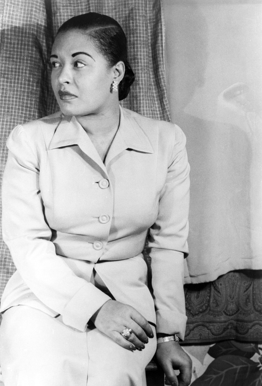 Billie Holiday (1915-1959) amerikansk jazzsangerinde 23. marts af Carl Van Vechten