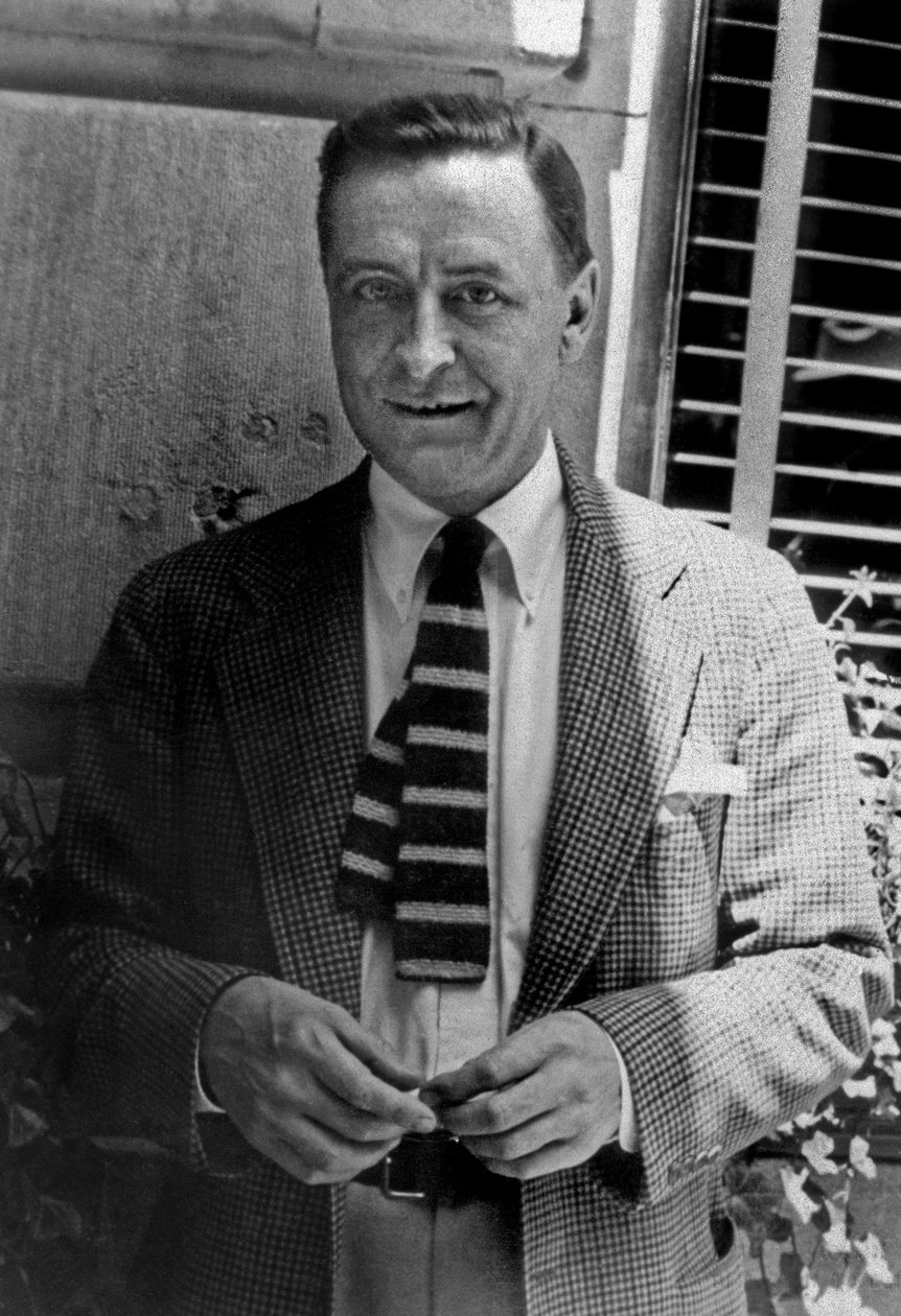 Francis Scott Fitzgerald (1896-1940) Amerikansk forfatter, her ca. 1937 Foto af Carl Van Vechten af Carl Van Vechten