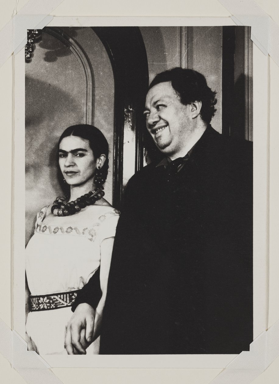 Frida Kahlo og Diego Rivera af Carl Van Vechten
