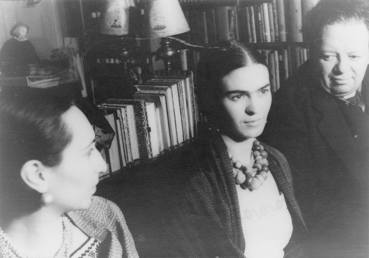 Frida Kahlo og Diego Rivera under et besøg i New York af Carl Van Vechten
