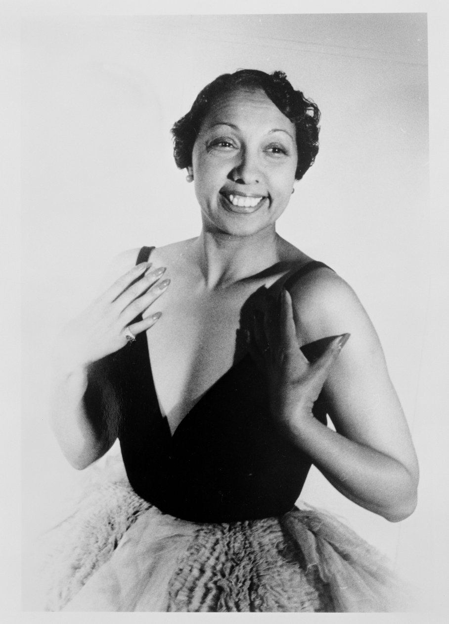 Josephine Baker (1906-75) i Paris af Carl Van Vechten