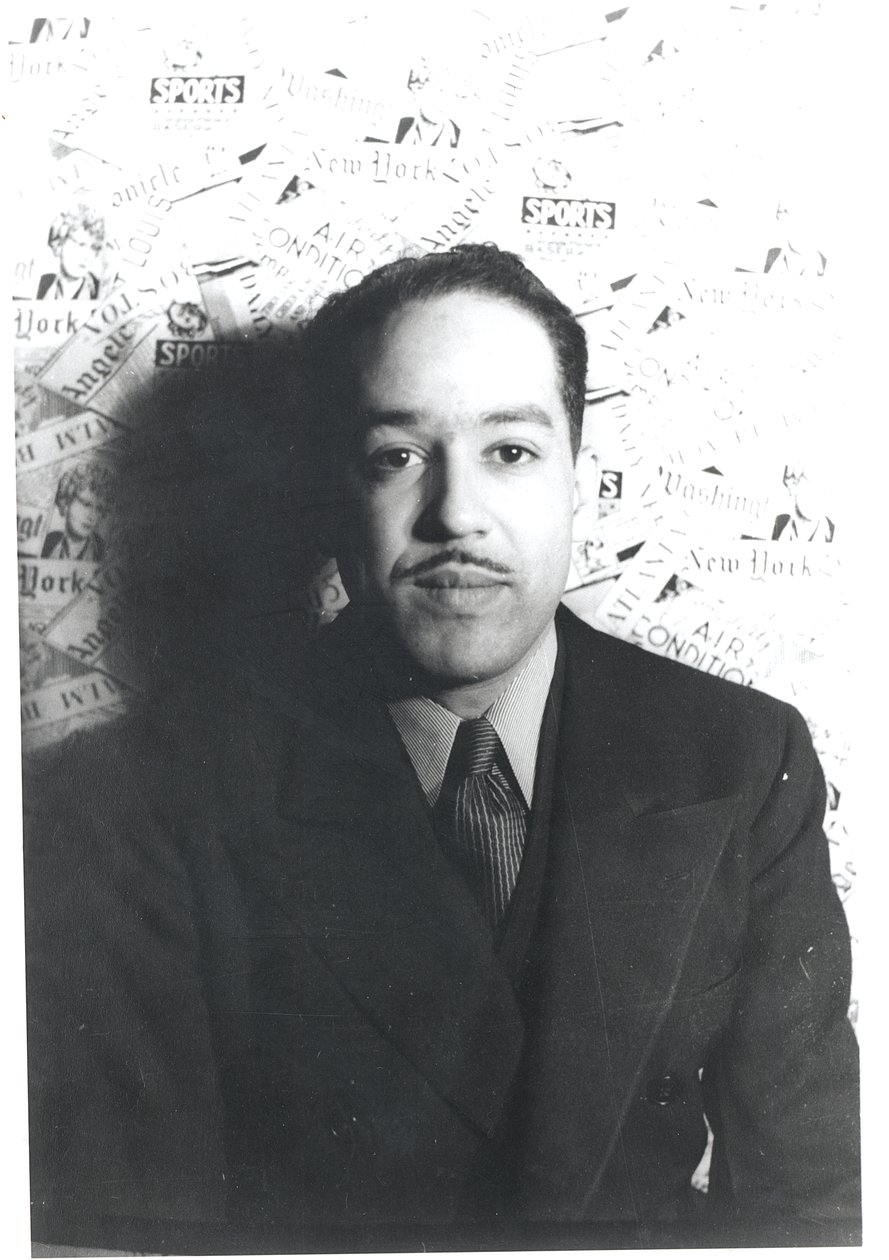 Langston Hughes (1902-67) 29. februar 1936 (gelatine-sølvtryk) af Carl Van Vechten