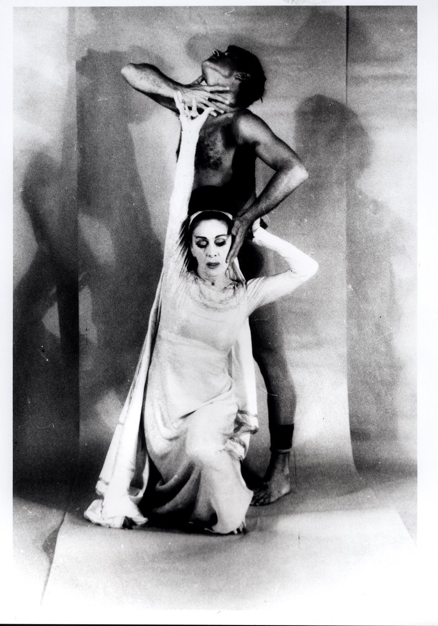 Martha Graham (1894-1991) og Bertram Ross (1920-2003) i 