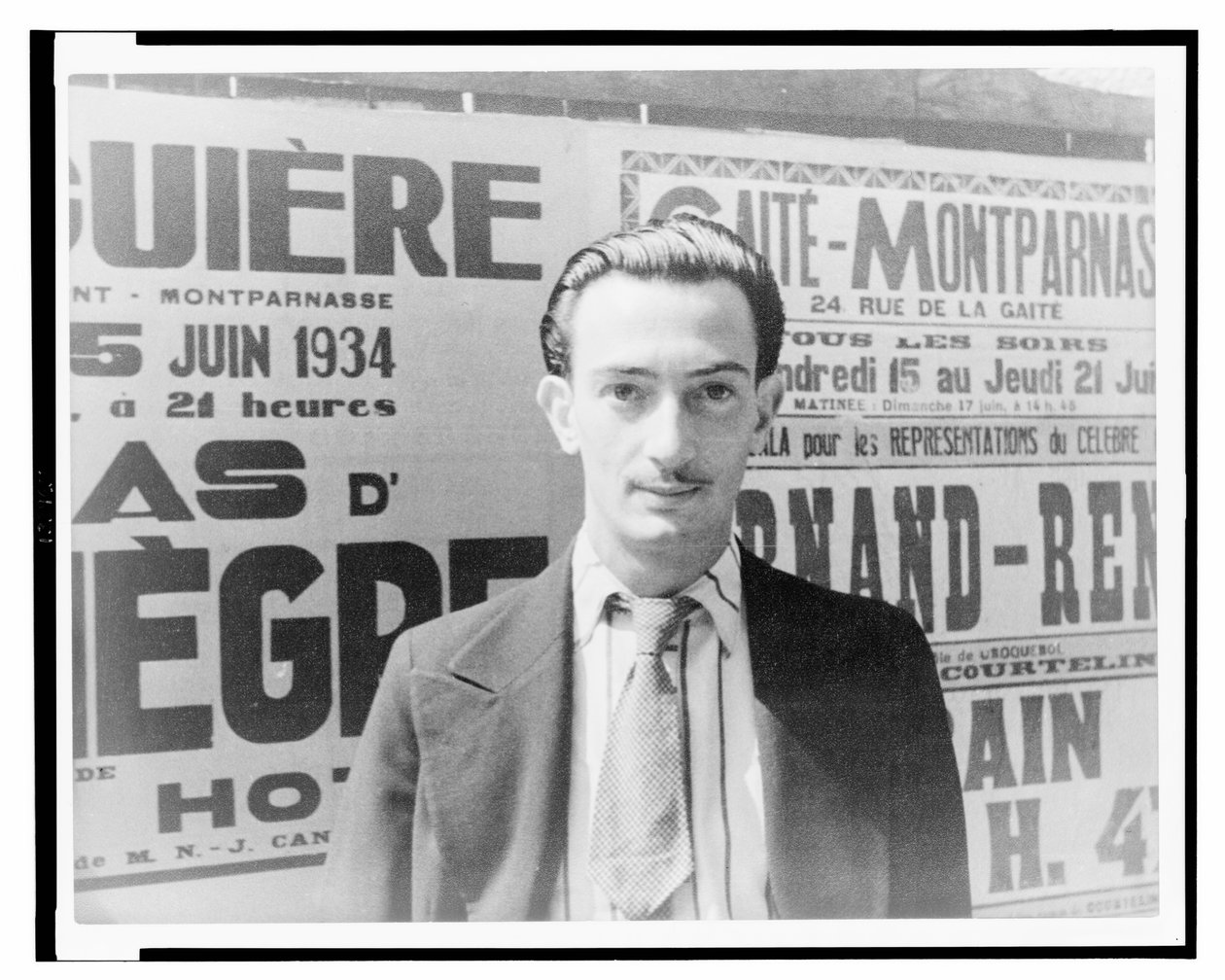 Portræt af Salvador Dali, Paris af Carl Van Vechten