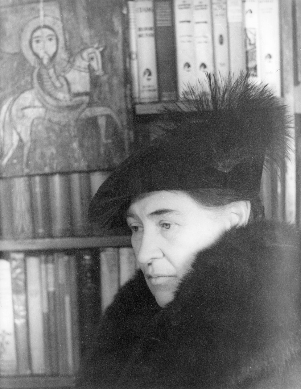 Willa Cather (1873-1947) 22. januar 1936 (s/h-foto) af Carl Van Vechten