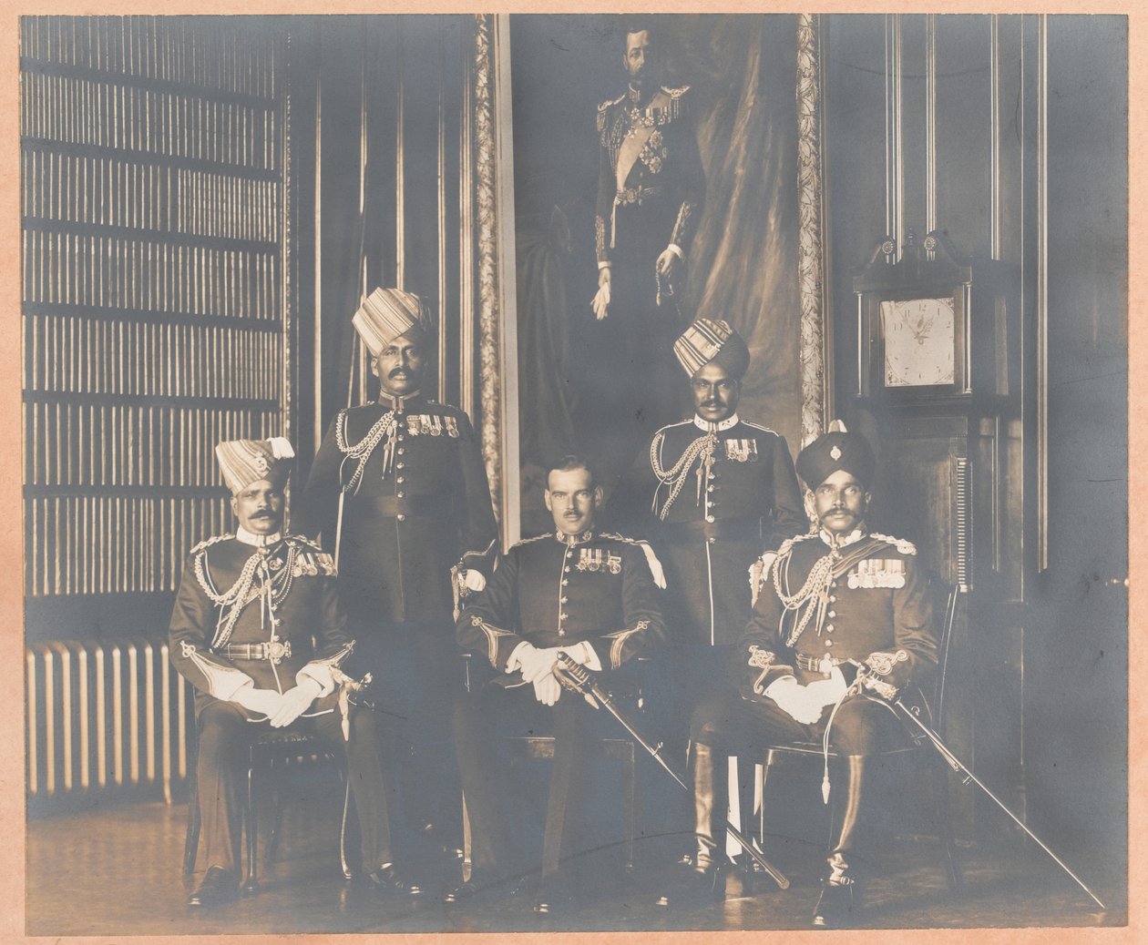 Indiske og britiske konges indiske ordensofficerer af Carl Vandyk