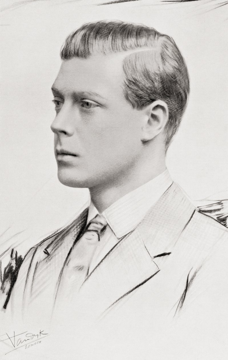 Prins Edward, kommende Edward VIII, senere hertug af Windsor af Carl Vandyk