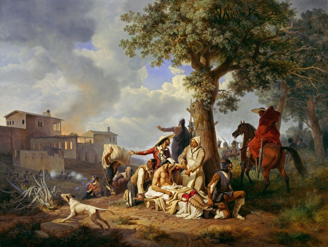 Scene fra den spanske uafhængighedskrig af Carl Wilhelm Freiherr von Heideck