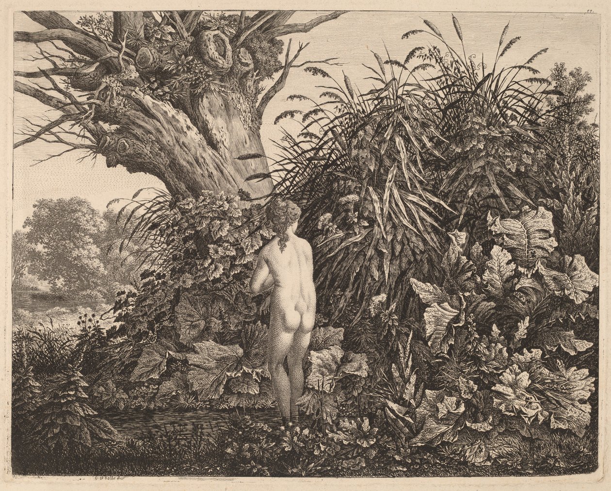 Badende Jomfru af Carl Wilhelm Kolbe