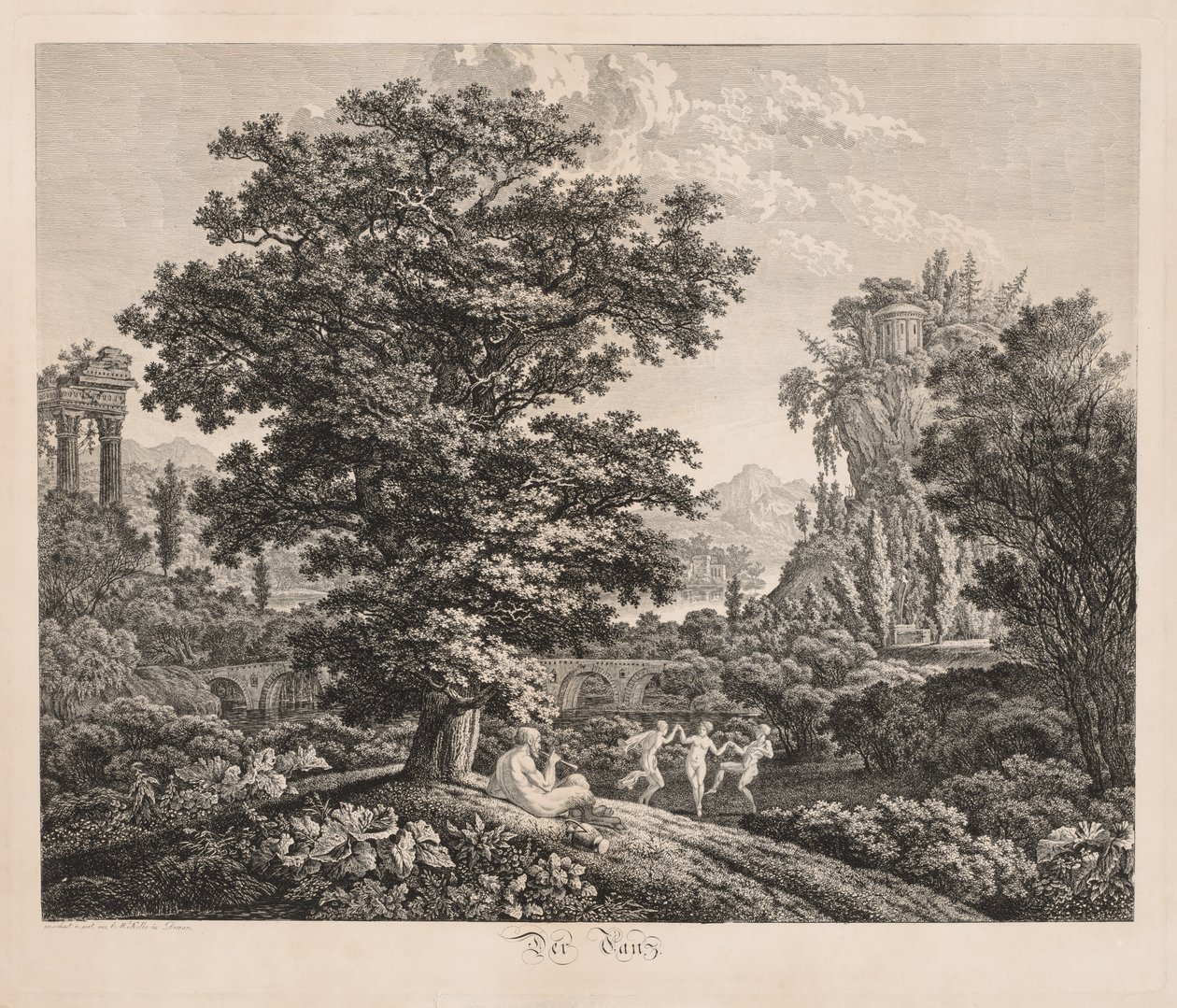 Dansen, 1799. af Carl Wilhelm Kolbe I