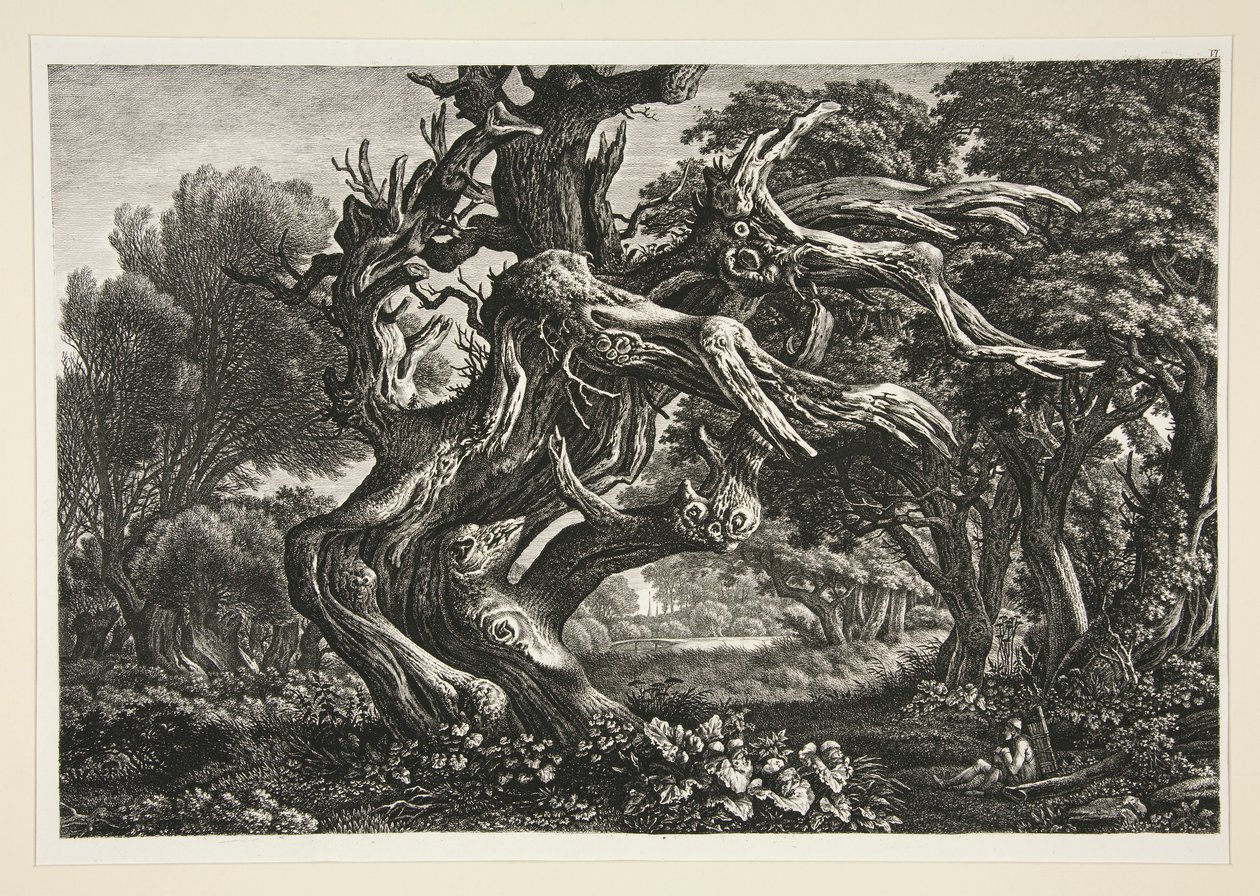 Landskab af Carl Wilhelm Kolbe the elder