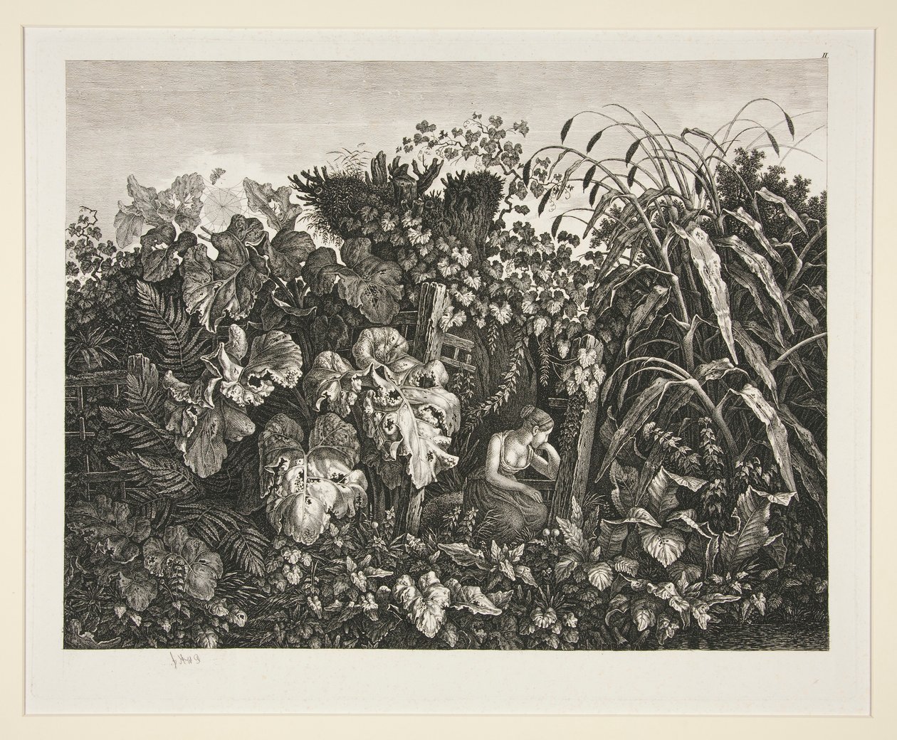 Landskab af Carl Wilhelm Kolbe the elder