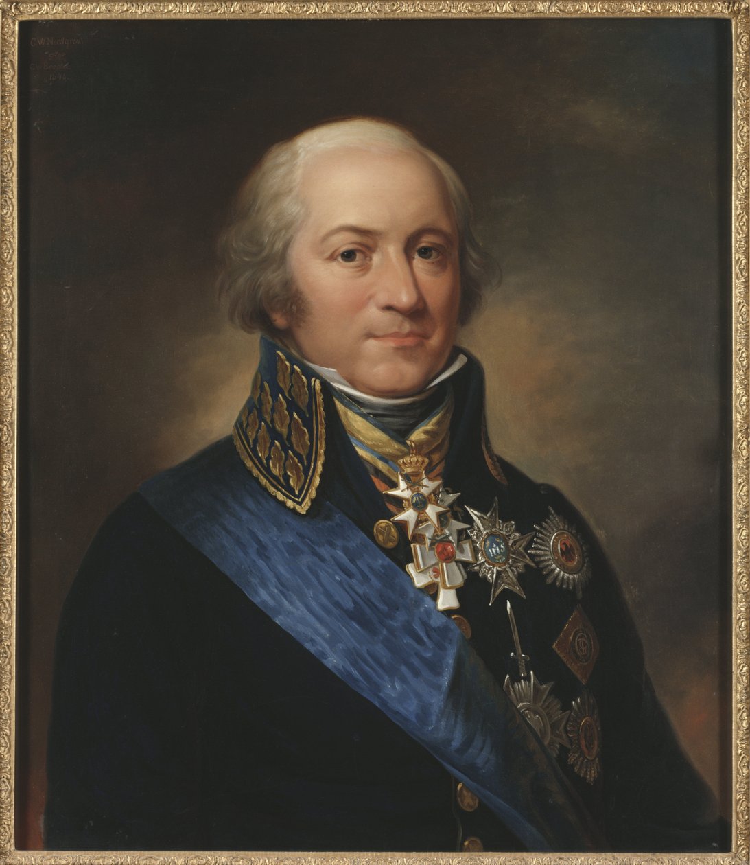 Le comte Carl Johan Adlercreutz, general suedois - Portræt af grev Carl Johan Adlercreutz (1757-1815), af Nordgren, Carl Wilhelm (1804-1857). Olie på lærred af Carl Wilhelm Nordgren