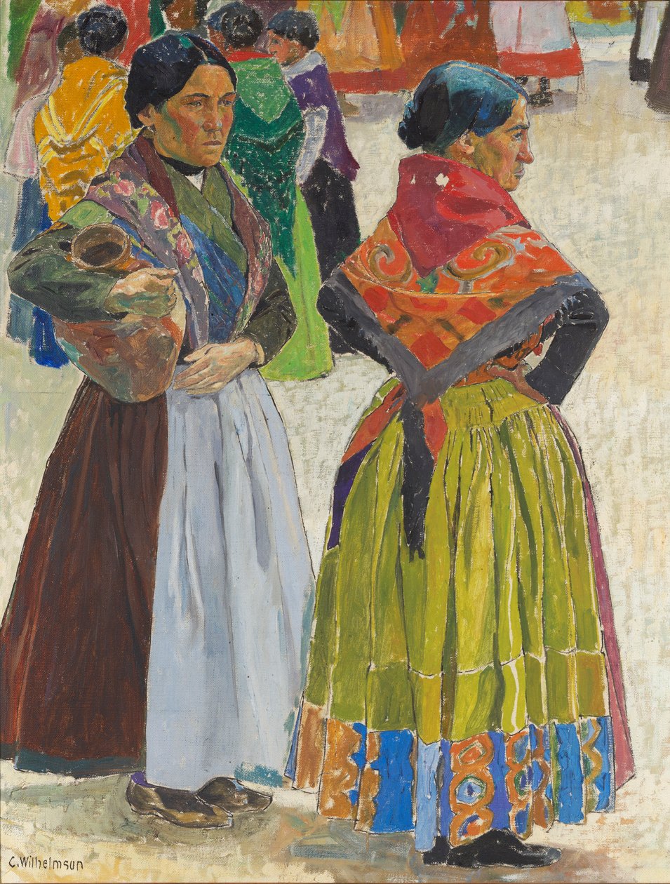 Spanske Kvinder af Carl Wilhelm Wilhelmson