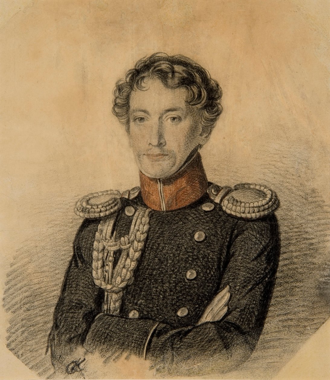 Portræt af Alexander Ivanovich Dmitriev-Mamonov 1787-1836, begyndelsen af 1820