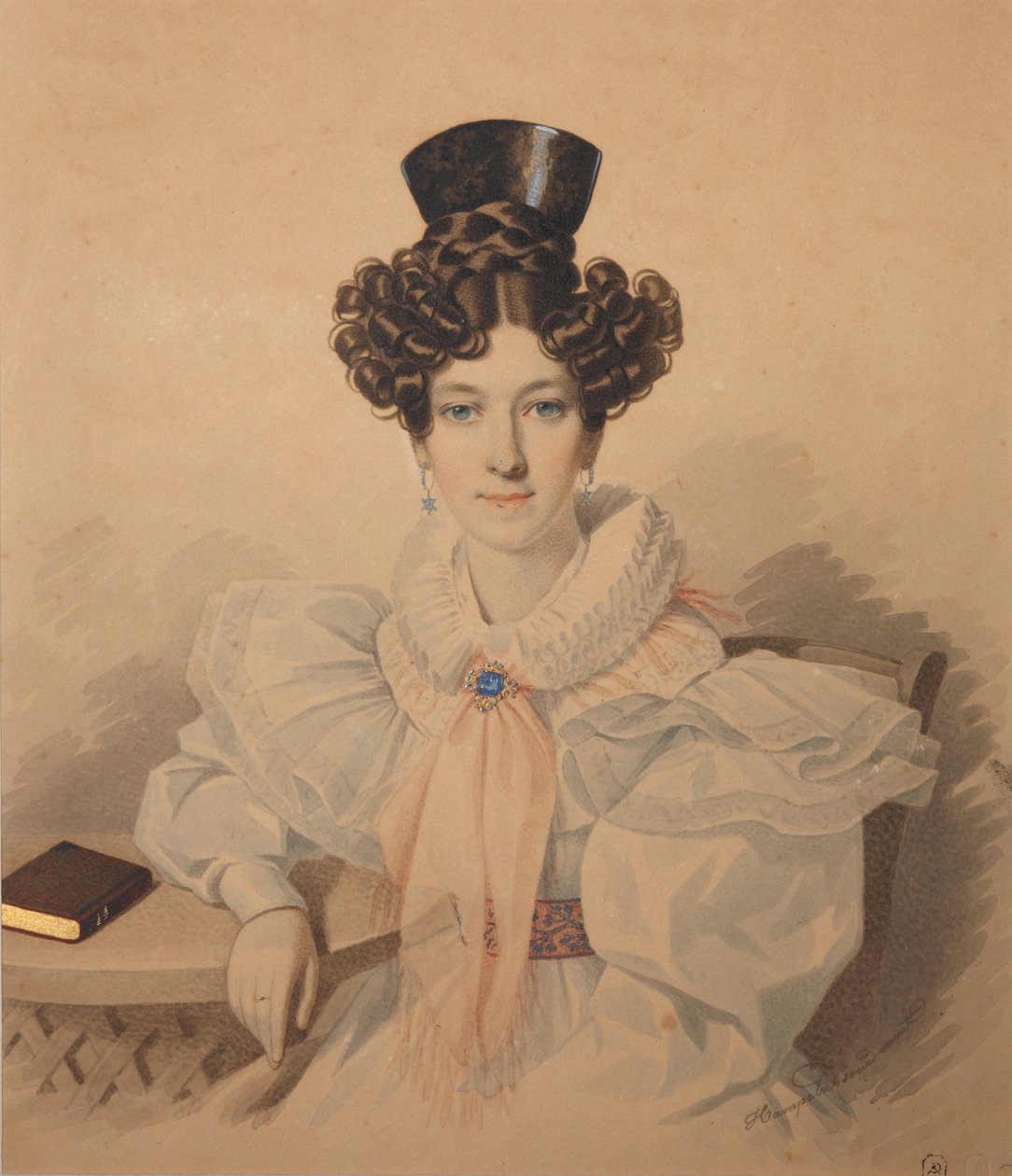 Portræt af Anna Platonovna Plautina 1808-1886, 1830