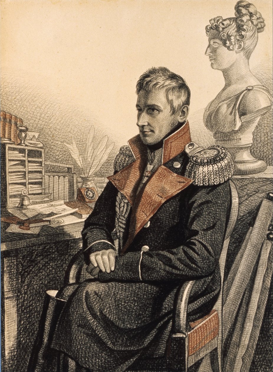 Portræt af grev Mikhail Vorontsov 1782-1856, 1820