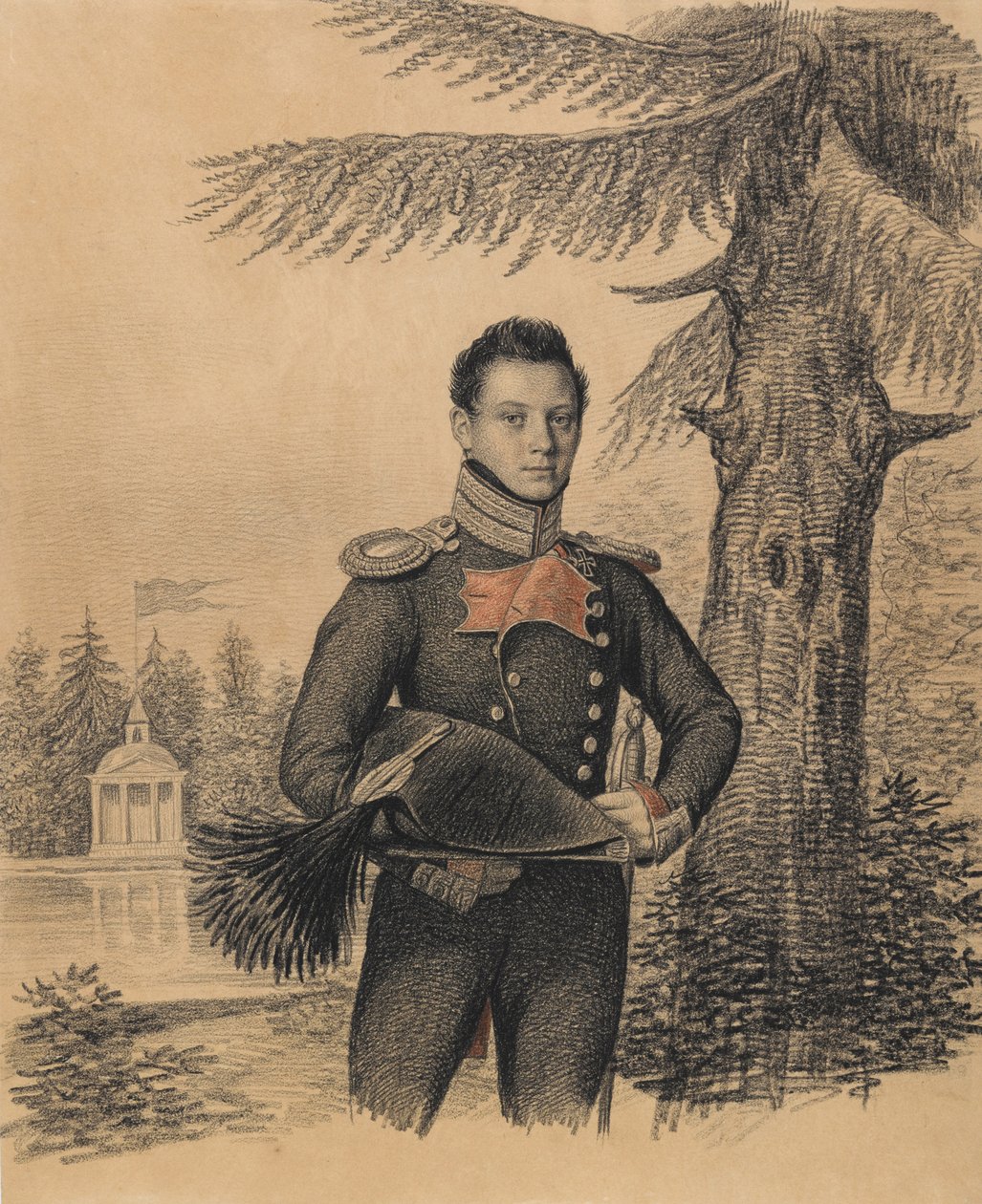 Portræt af Fjodor Ivanovich Dolgopolov 1792-1856, 1820