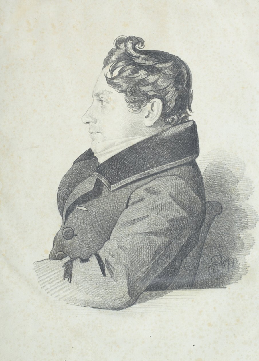 Portræt af Nikolay Adrianovich Divov 1792-1878, 1830