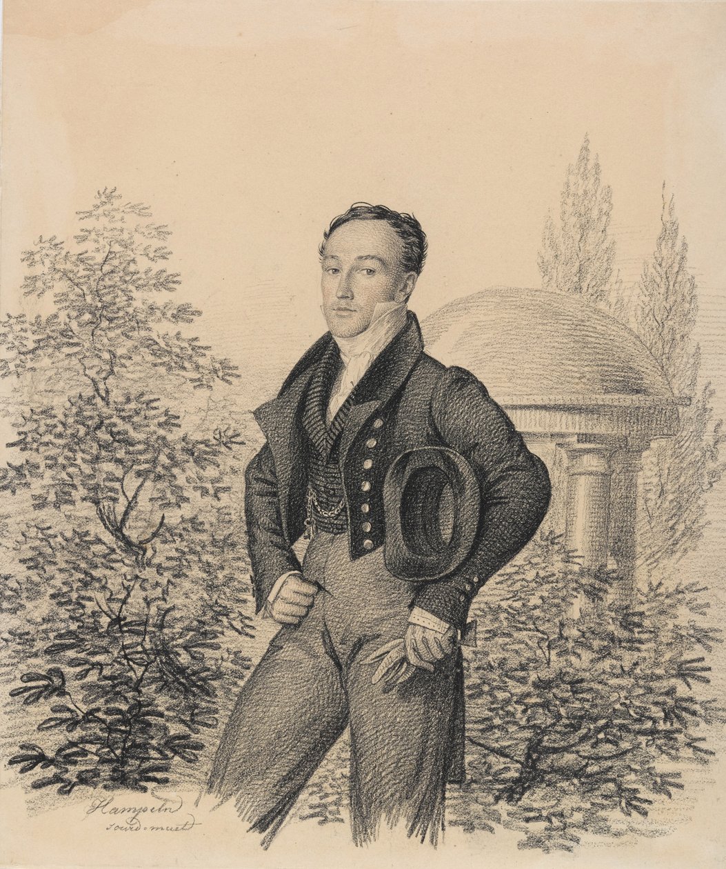 Portræt af Nikolay Alexandrovich Kokoshkin 1792-1873, begyndelsen af 1820
