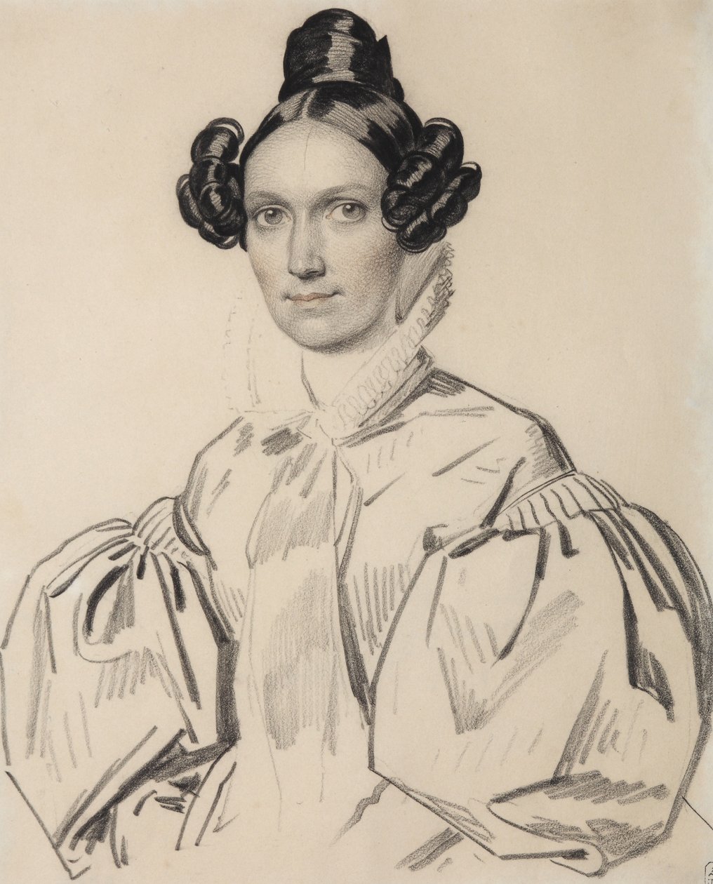 Portræt af Olga Nikolaevna Talyzina, født Zubova 1803-1882, begyndelsen af 1830