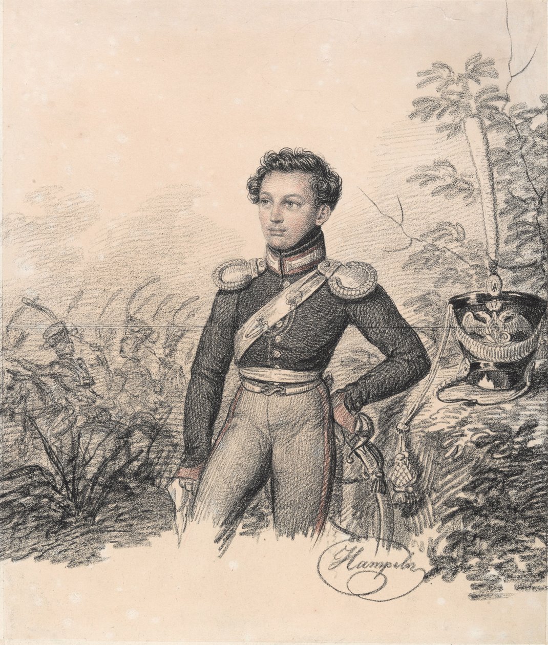 Portræt af Pavel Kotlubitsky, slutningen af 1810