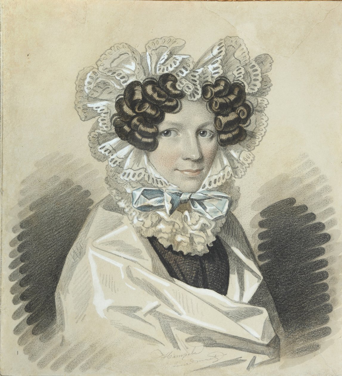 Portræt af Sofia Kharitonovna Mudrova 1786-1833, 1820