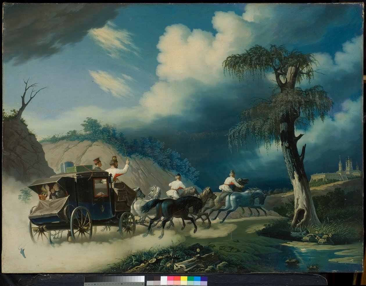 Trojka under et tordenvejr, 1830